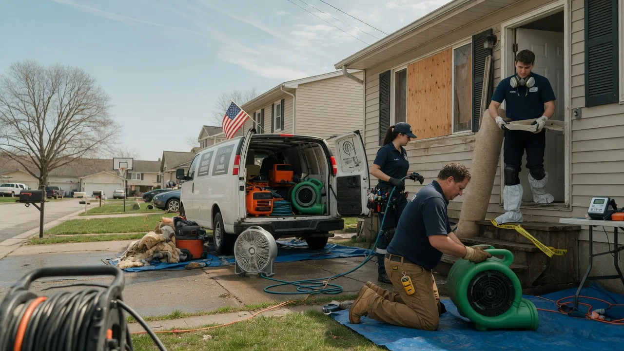 Water Damage Restoration in Pekin, ND near me